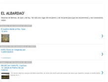 Tablet Screenshot of desdeelalbardao.blogspot.com