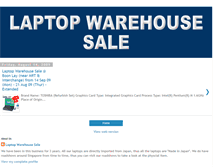 Tablet Screenshot of laptopwarehousesale.blogspot.com