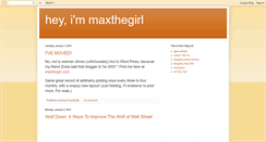 Desktop Screenshot of maxthegirlblogger.blogspot.com