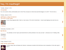 Tablet Screenshot of maxthegirlblogger.blogspot.com