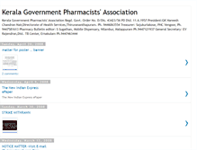 Tablet Screenshot of keralapharmacist.blogspot.com