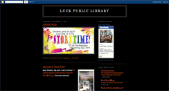 Desktop Screenshot of luckpubliclibrary.blogspot.com