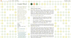 Desktop Screenshot of cosmicwheel.blogspot.com