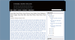 Desktop Screenshot of cinemanewsonline.blogspot.com
