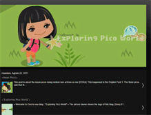 Tablet Screenshot of dorainpicoworld.blogspot.com