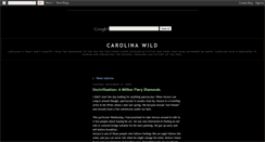 Desktop Screenshot of carolinawild.blogspot.com