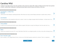 Tablet Screenshot of carolinawild.blogspot.com