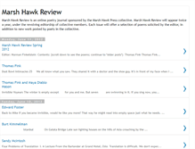 Tablet Screenshot of marshhawkreview.blogspot.com