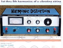 Tablet Screenshot of harmonicdistort.blogspot.com