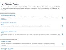 Tablet Screenshot of maturemovie.blogspot.com