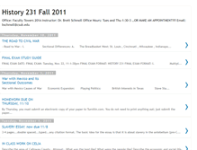 Tablet Screenshot of history231fall2011.blogspot.com