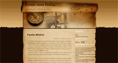 Desktop Screenshot of eraseunaitalia.blogspot.com