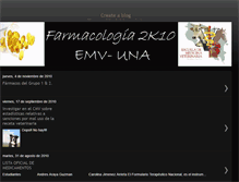 Tablet Screenshot of farmaco2k10.blogspot.com