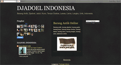 Desktop Screenshot of djadoelindonesia.blogspot.com