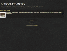 Tablet Screenshot of djadoelindonesia.blogspot.com