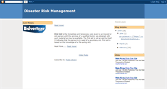 Desktop Screenshot of disasterriskmanagement.blogspot.com