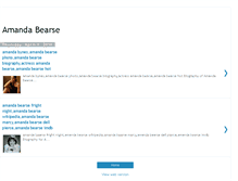 Tablet Screenshot of amanda-bearse.blogspot.com