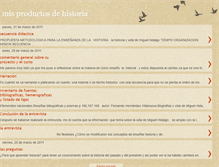 Tablet Screenshot of misproductosdehistoria.blogspot.com