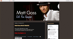 Desktop Screenshot of mattgossnews.blogspot.com