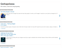 Tablet Screenshot of geekapolooza.blogspot.com