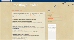 Desktop Screenshot of freebingofinder.blogspot.com