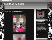 Tablet Screenshot of elegantforless.blogspot.com