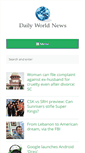 Mobile Screenshot of dailyworldnewsonline.blogspot.com
