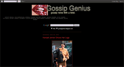 Desktop Screenshot of gossipgenius.blogspot.com