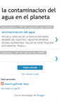 Mobile Screenshot of lacontaminaciondelaguaenelplaneta.blogspot.com