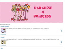 Tablet Screenshot of paradise4princess.blogspot.com