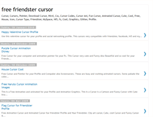 Tablet Screenshot of free-friendster-cursor.blogspot.com