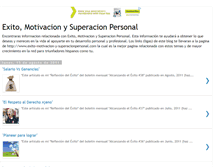 Tablet Screenshot of exito-motivacion-y-superacionpersonal.blogspot.com