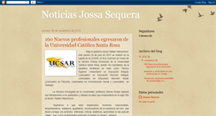 Desktop Screenshot of noticiasjsequera.blogspot.com