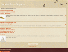 Tablet Screenshot of noticiasjsequera.blogspot.com