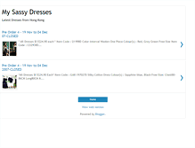 Tablet Screenshot of mysassydress.blogspot.com