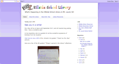 Desktop Screenshot of hillsideelemlibrary.blogspot.com