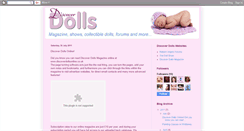 Desktop Screenshot of discoverdolls.blogspot.com