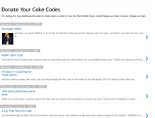 Tablet Screenshot of donateyourcokecodes.blogspot.com