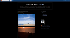 Desktop Screenshot of gormanworkshops.blogspot.com