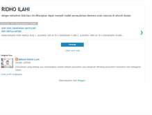 Tablet Screenshot of berkahilahi.blogspot.com