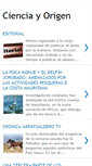 Mobile Screenshot of cienciayorigen.blogspot.com