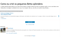 Tablet Screenshot of comoeucrieibettas.blogspot.com