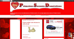 Desktop Screenshot of primeirossocorrosdomesticos.blogspot.com