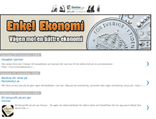 Tablet Screenshot of enkelekonomi.blogspot.com