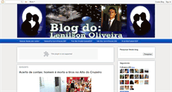 Desktop Screenshot of lenilsonoliveira.blogspot.com