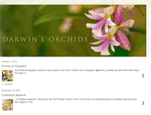 Tablet Screenshot of darwinsorchids.blogspot.com