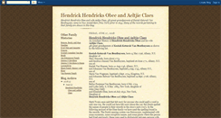Desktop Screenshot of hendrickobee.blogspot.com