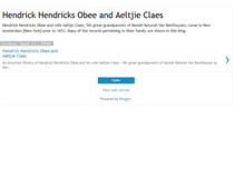 Tablet Screenshot of hendrickobee.blogspot.com