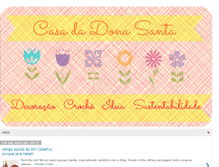 Tablet Screenshot of casadadona-santa.blogspot.com