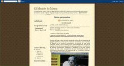 Desktop Screenshot of elmundodemanu2009.blogspot.com